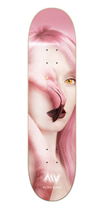 New York City Flamingo Flora Borsi Morning Wood Skateboards Deck
