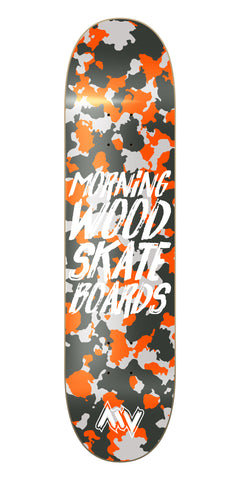 New York Orange Camo Skateboard Deck